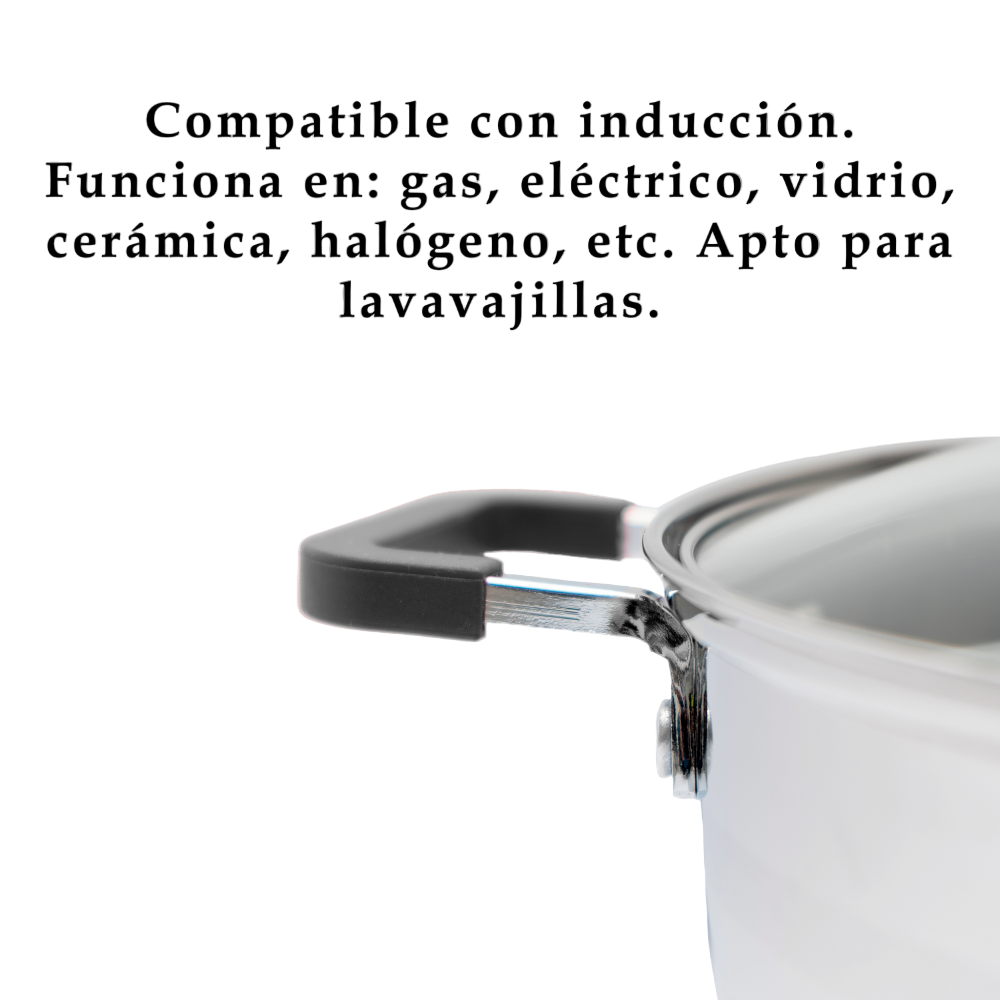 Batería de cocina UYO 2Ollas, Acero Inoxidable – conjunto