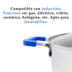 Batería de cocina UYO 2Ollas, Acero Inoxidable – detalle