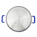 Batería de cocina UYO 2Ollas, Acero Inoxidable – vista trasera