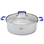 Batería de cocina UYO 2Ollas, Acero Inoxidable – en uso