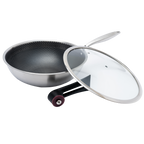 Wok UYO 30cm Antiadherente – en uso