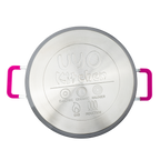 Batería de cocina UYO 2Ollas, Acero Inoxidable – vista trasera