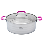 Batería de cocina UYO 2Ollas, Acero Inoxidable – en uso