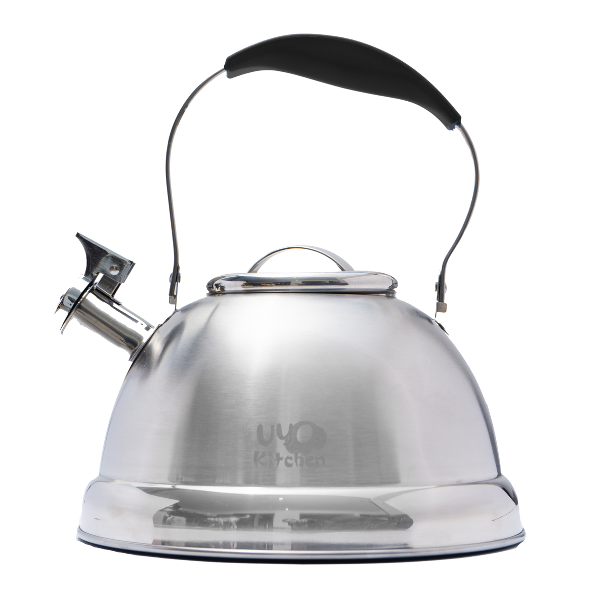 Tetera UYO 3L Acero, Silicón – vista lateral