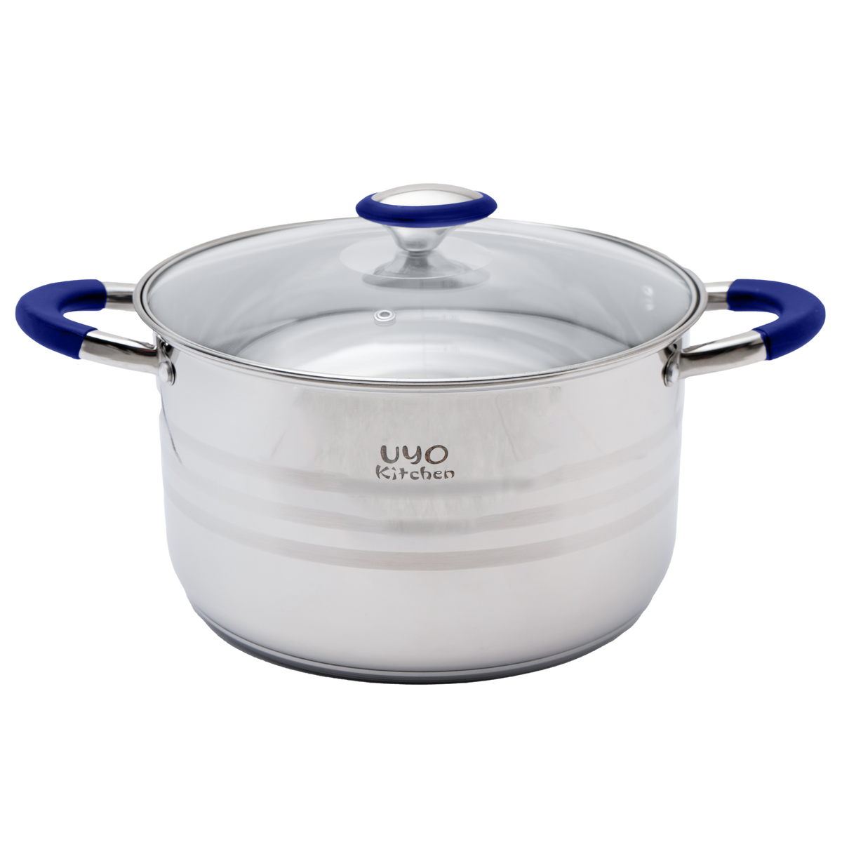 Batería de cocina UYO 9pzas, Acero Inoxidable – detalle