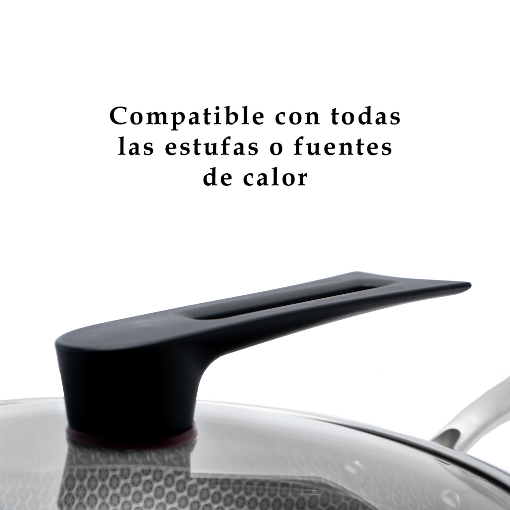 Wok UYO 30cm Antiadherente – vista trasera