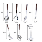 Utensilios UYO 7pzas, Acero Inoxidable – vista lateral
