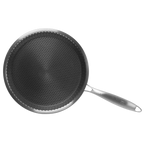 Pizza Pan UYO 28cm Acero Inoxidable – vista lateral