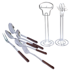 Utensilios UYO 7pzas, Acero Inoxidable – detalle