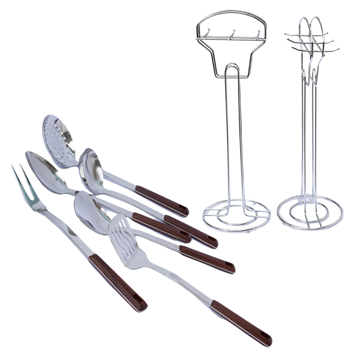 Utensilios UYO 7pzas, Acero Inoxidable – detalle