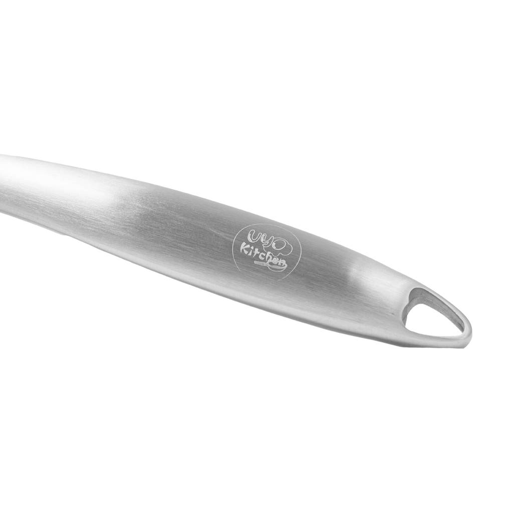 Sartén UYO 28cm Acero Inoxidable, Tapa – close-up