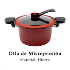 Olla de micropresión UYO Hierro, Micropresión – detalle