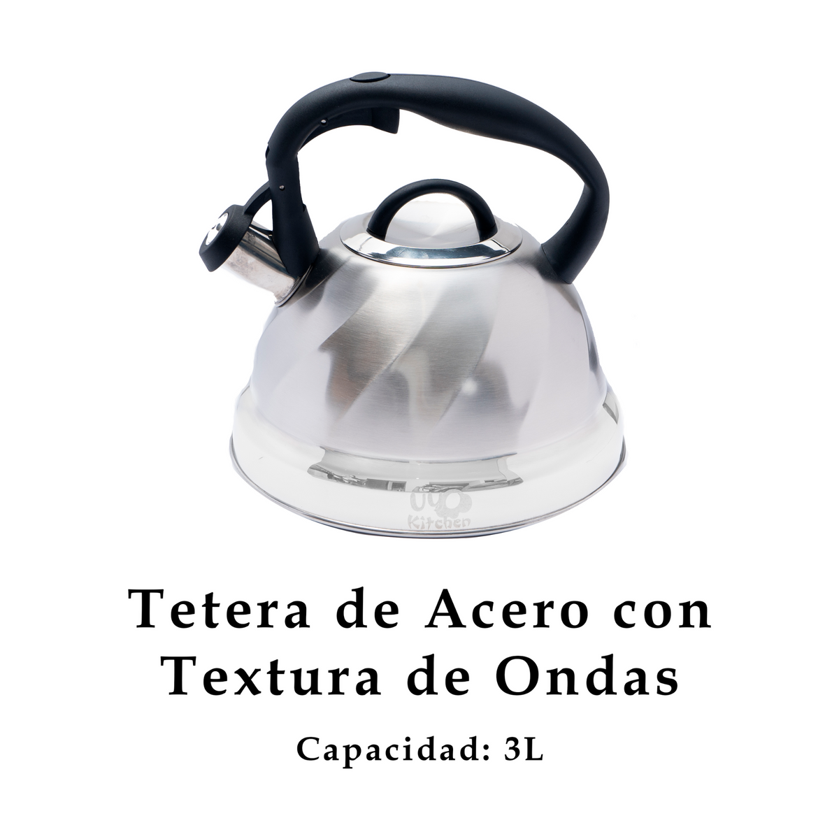 Tetera UYO 3L Acero, Ondas – packaging