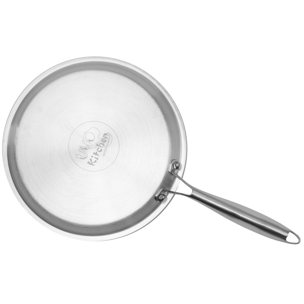 Pizza Pan UYO 28cm Acero Inoxidable – ángulo inferior