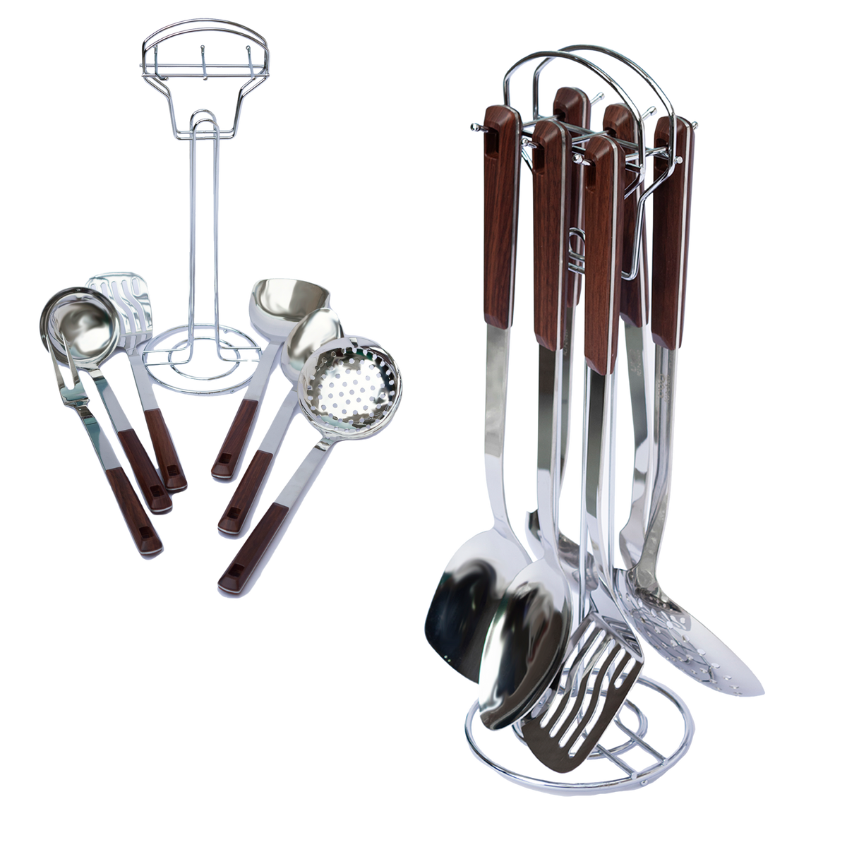 Utensilios UYO 7pzas, Acero Inoxidable – vista principal
